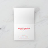 Tropisch strand Ocean Tiki Kerstmis kerstmis Feestdagen Kaart (Binnen)