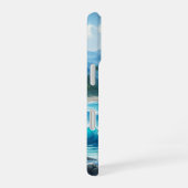 Tropisch strand Ocean Waves Blue iPhone 16 Hoesje (Rechterkant)