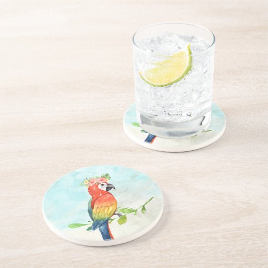 Tropisch strand Onderzetter (Zijkant)