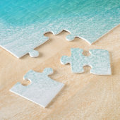 Tropisch strand op de Malediven Legpuzzel (Zijkant)
