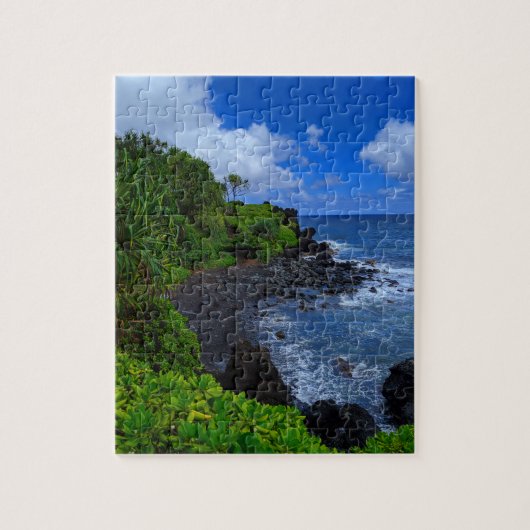 Tropisch strand op het eiland Maui Hawaiian Legpuzzel (Verticaal)