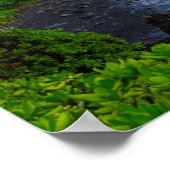 Tropisch strand op het eiland Maui Hawaiian Poster (Hoek)