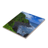 Tropisch strand op het eiland Maui Hawaiian Tegeltje (Zijkant)