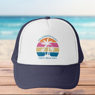Tropisch strand op voorjaarstop - Aangepast zonson Trucker Pet