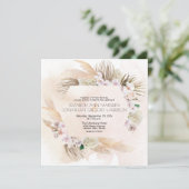 Tropisch strand Orchideeën Zee Oats Earth Tones Kaart (Staand voorkant)