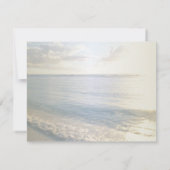 Tropisch Strand, Palm Oefendiner Kaart (Achterkant)