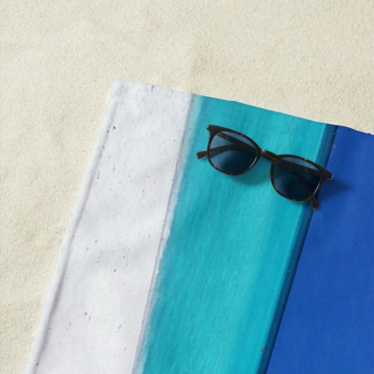 Tropisch strand palm Relax Strandlaken (In situ)