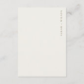 Tropisch strand palm schetch Gold Wedding Detail Informatiekaartje (Achterkant)