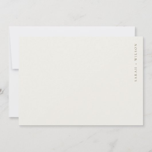 Tropisch strand palm Tree Sketch Bleek Gold Weddin Kaart (Achterkant)