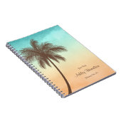 Tropisch strand palm Tree Sweet 16 Guest Book Notitieboek (Rechterzijde)