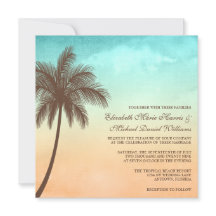 Tropisch strand palm Tree Weddenschap Square