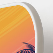 Tropisch strand palm Trees Pickleball Sun Custom Paddle (Links Detail)