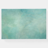 Tropisch strand palm Waterverf bruiloft Gastenboek (Achterkant)