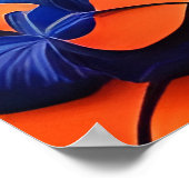 Tropisch strand palmboom scène poster (Hoek)