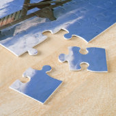 Tropisch strand paradijspuzzel legpuzzel (Zijkant)