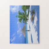 Tropisch strand paradijspuzzel legpuzzel (Verticaal)
