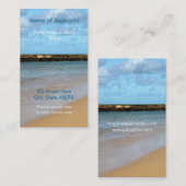 Tropisch strand Paradise Visitekaartjes (Voorkant / Achterkant)