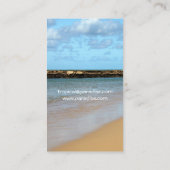Tropisch strand Paradise Visitekaartjes (Achterkant)