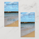 Tropisch strand Paradise Visitekaartjes (Voorkant / Achterkant)