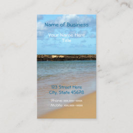 Tropisch strand Paradise Visitekaartjes