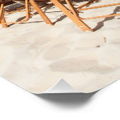 Tropisch strand perfect poster (Hoek)