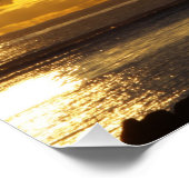 Tropisch strand perfect poster (Hoek)