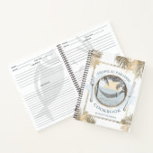 Tropisch strand, persoonlijk kookboek recept noteb notitieboek (Binnen)