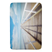 Tropisch strand pier badmat (Voorkant Verticaal)