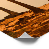 Tropisch strand poster (Hoek)