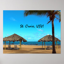 Tropisch strand poster