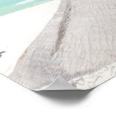 Tropisch strand poster (Hoek)