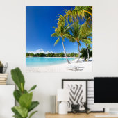 Tropisch strand poster (Thuiskantoor)