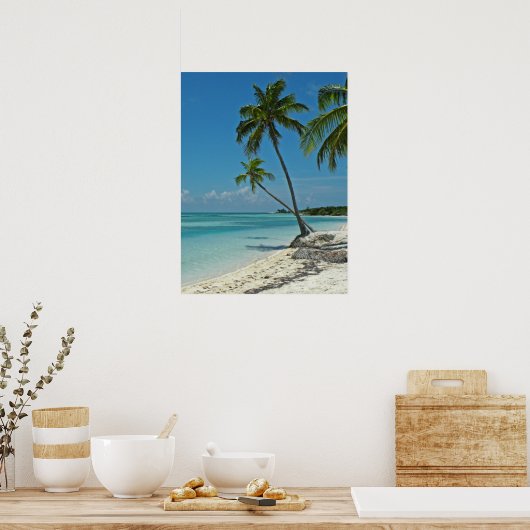 Tropisch strand Poster (Keuken)