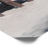 Tropisch strand poster (Hoek)