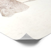 Tropisch strand poster (Hoek)