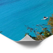 Tropisch strand poster (Hoek)