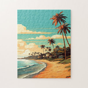 Tropisch strand puzzel