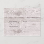 Tropisch strand raam wit hout Save the Date Aankondigingskaart (Achterkant)