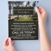 Tropisch strand, reisagent Adverteren brochure (Hand)