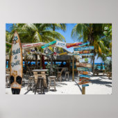 Tropisch strand Resort Poster (Voorkant)