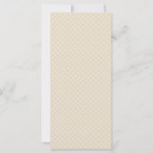 Tropisch strand Roze bruiloft menu (Achterkant)