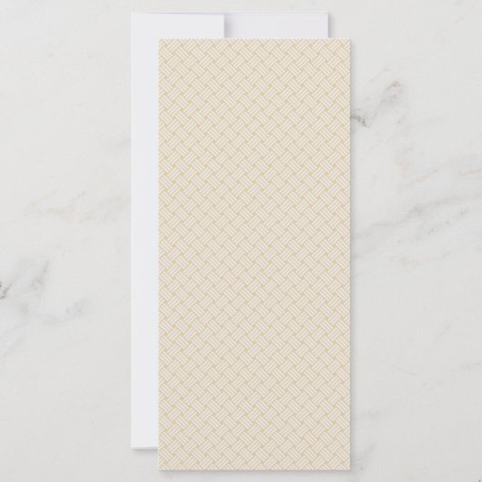 Tropisch strand Roze bruiloft menu (Achterkant)