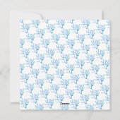 Tropisch strand Sashells Sand Dollar Feestdagenkaart (Achterkant)