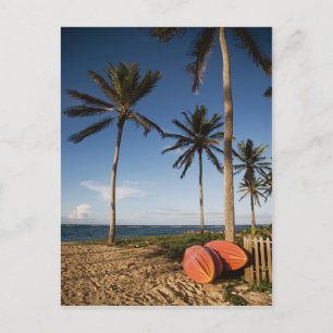 Tropisch strand scène briefkaart