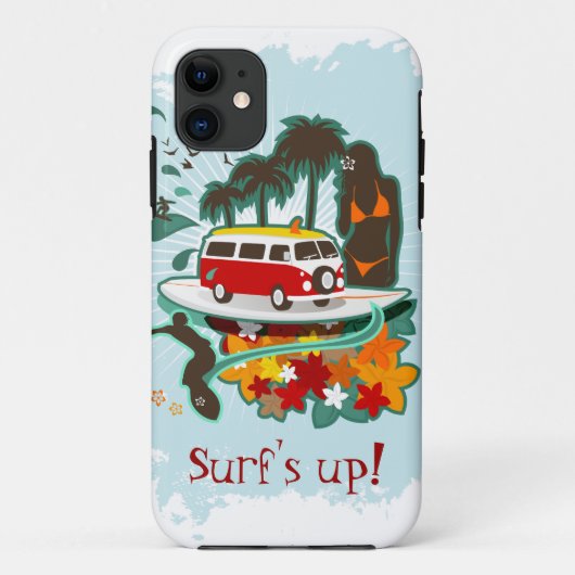 Tropisch strand scène Case-Mate iPhone case (Achterkant)