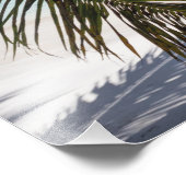 Tropisch strand scène foto afdruk (Hoek)