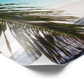 Tropisch strand scène foto afdruk (Hoek)