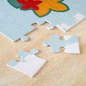 Tropisch strand scène legpuzzel (Zijkant)