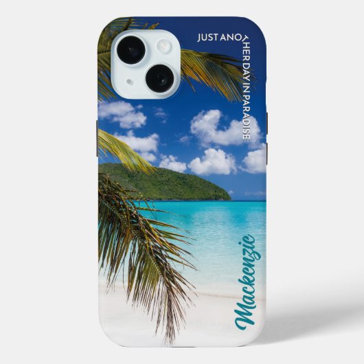 Tropisch strand Scene Paradise Case-Mate iPhone Case (Achterkant)