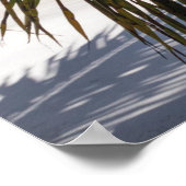 Tropisch strand scène poster (Hoek)